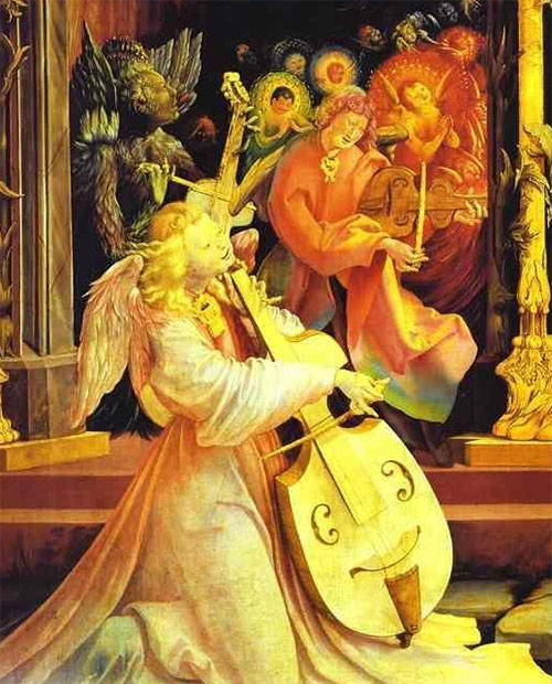 angels in concert painting