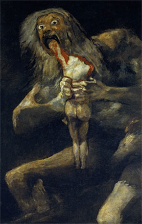 Goya: Saturn Devouring His Son