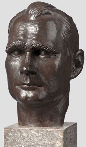 bust, Rudolf Hess