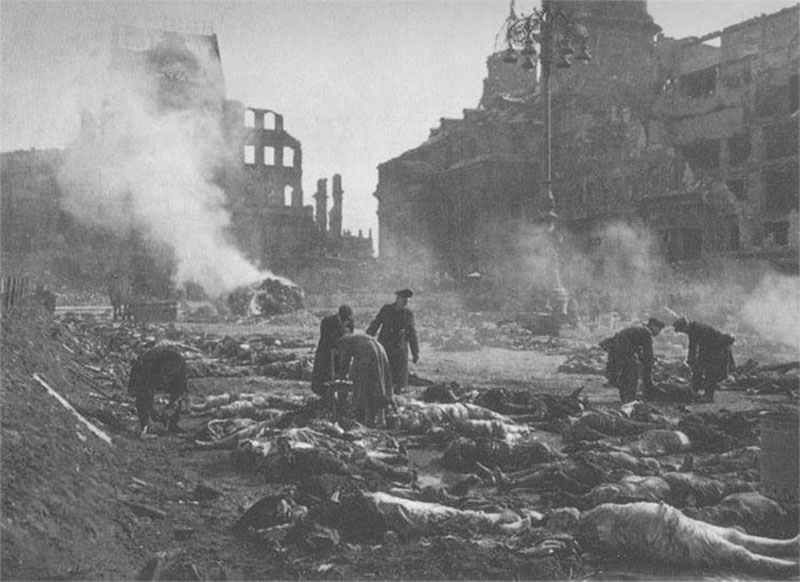 Dresden after the fire bombing
