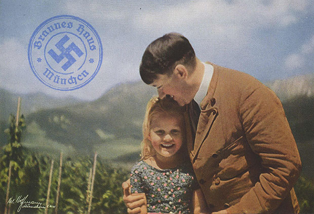 Hitler and young German girl