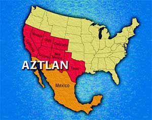 map of Aztlan