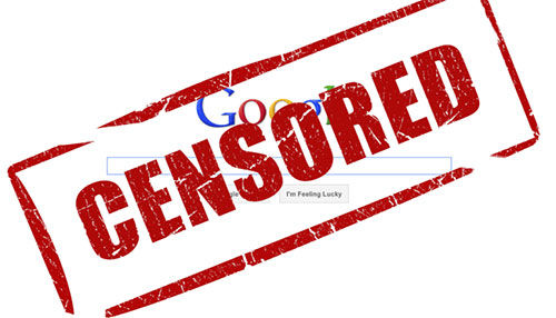 Google Censored stamp