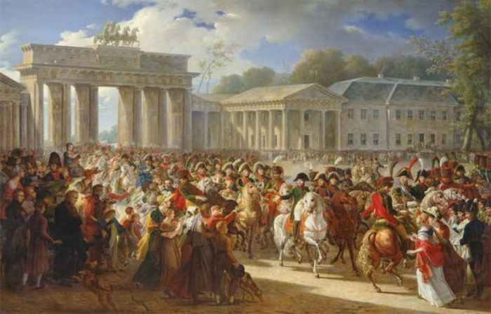Napoleon Marches into Berlin