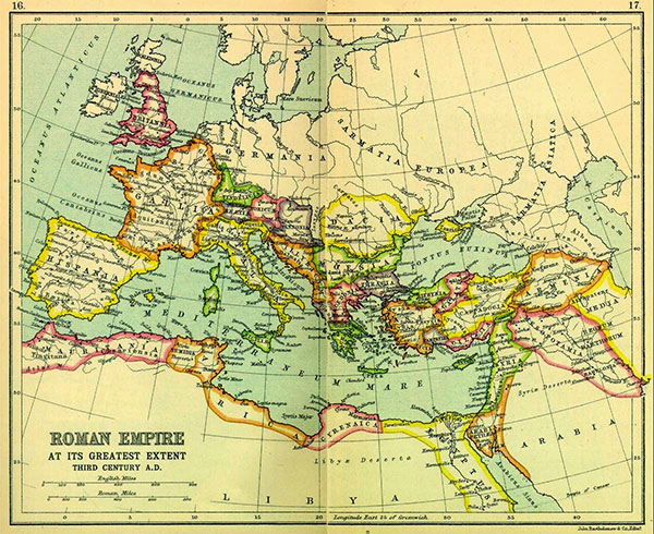 Map of Roman Empire