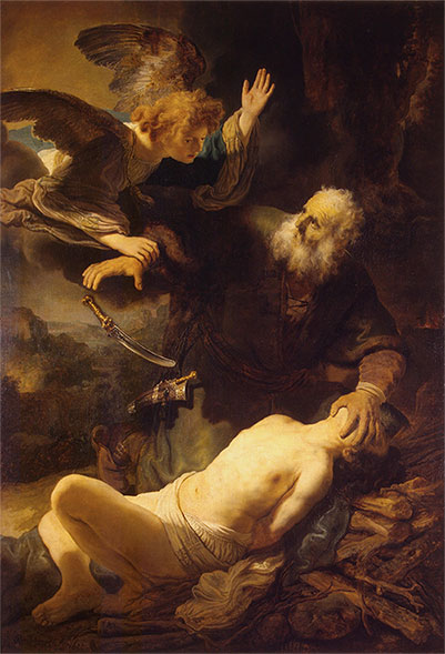 Rembrandt: Abraham & Isaac