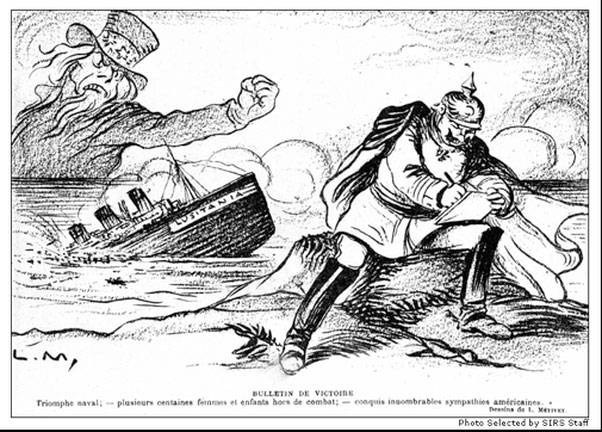 NYT Lusitania cartoon