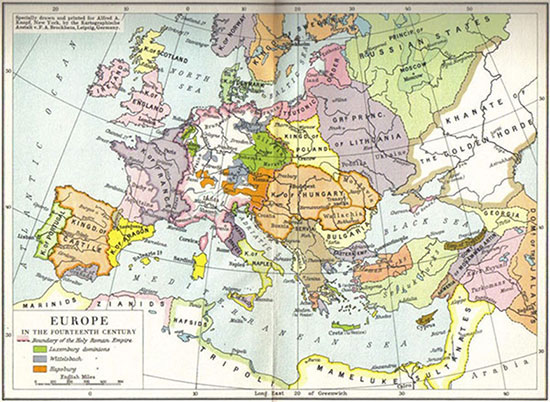 colonial map